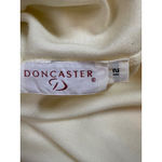 Doncaster  Cream Textured Button Front Long Sleeve‎ funnel neck 12 Photo 2