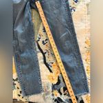 Loft  6/28 The Skinny Blue Jeans Raw Hem Photo 5