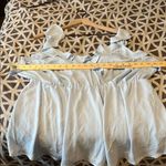 Torrid Powder Blue Lightweight Chiffon Ruffled V Neck Babydoll Tank Top Size 2X Photo 11