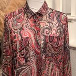 The Kooples Paisley Print Sheer Long Sleeve Blouse Size XS Photo 1