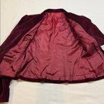 Vintage MJ Concepts in Sportswear Velvet feel Jacket Plum/Burgundy/Maroon/Wine Red Size undefined Photo 5