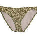 True Craft Green Leopard Print Bikini Bottom Size Small Photo 0