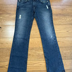 IMMORTALITY by Dianna Taleshi Boot Cut Low Rise Jeans SZ 29 Rock Bling Goddess Blue Photo 0