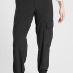 Athleta Chelsea Utility Athletic Loungewear Jogger Black Cargo Pockets Women's S Photo 0