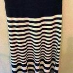 Boden navy blue and white stripe sweater dress, size 8 Photo 2