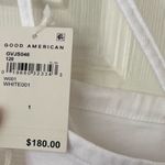 Good American  Denim Vacay White Strappy Jumpsuit nWT $280 Size 1 Photo 3