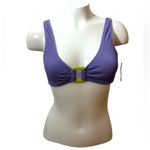 Aerie  Lavender Ribbed Bikini Top Photo 0