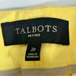 Talbots  Women's Yellow Shorts Size 2 Petite Photo 2