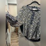 Apiece Apart Navy Floral Women's Top. Size 2 Photo 3