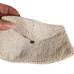 Vintage coin purse. Beaded. Tan Photo 10