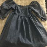 Evolutionary Denim ruffle sleeve dress! Blue Size M Photo 0