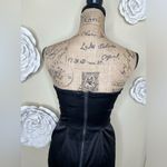 Pompous Girly Black Strapless Satin Retro Style Cocktail Dress Size 5 Photo 8