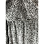 Dainty Hooligan Bodycon Dress Womens Size M Gray Ribbed Long Sleeve Stretch Mini Photo 6