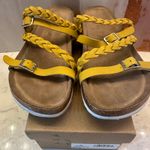 Indigo rd. Mustard Yellow Braided Strappy Sandal Womens 9.5 M Photo 5