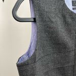 Carolina Herrera Charcoal Grey Button Dress Photo 6