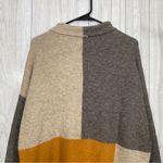 Two Sisters  Colorblock Wool Blend Sweater size S/M Small Medium Photo 4