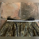 Vintage Pink Tartan Black and Gold Mini Skirt Holiday Festive Sz 12 Photo 9