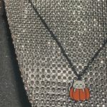 Boutique Kitty Cat Pumpkin Necklace Crazy Cat Lady Black Jewelry for Women Fur Baby goth Photo 3
