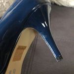 Pierre Dumas Navy Blue Shiny Heels Size 7.5 Photo 12