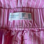 Primark  Pink Striped High Waist Women's Pajama Shorts Photo 2
