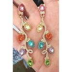 Christmas Bulb Earrings Pierced Posts New Festive Cruise Disco Dance Lig… Gold Photo 6