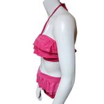Kenneth Cole  Reaction Pink Ruffle Bikini (M) Photo 1