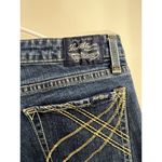 Levi's Strauss Signature Jeans Womens Bootcut Low Rise Slim Button Juniors 10 32W Photo 4