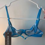 ONEONE Swimwear ONEONE Swim Blue Bikini Top Photo 1