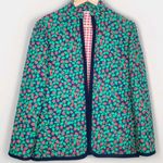 Handmade  Quilted Jacket Cottage Boho Strawberry Checked Print Photo 0