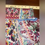 Joy Joy Women’s  Boho Pleated Abstract Floral Stretch Mini Skort 
Size Medium Photo 5