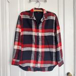 Madewell  • Oversized Ex-Boyfriend Shirt in Charlie Check Cinnamon plaid flannel Photo 1