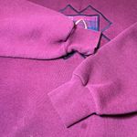 Jerzees  Vintage Embroidered Basket Sweatshirt Womens Large Burgundy 90s Granny Photo 7