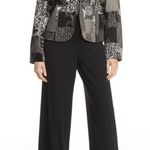 Dress Barn  Jacket Womens Grey Black Tan Colorblock Full Zip Collar Chic Size Photo 0