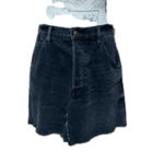 We The Free - black distressed denim jeans skirt Sz 31 Photo 1