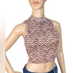 Billabong NEW  Wavey Babe Mock-Neck Crop Top small NWT Photo 0