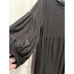 Vibe Black Lace Flutter Sleeve Dress 1X Babydoll Textured Whimsigoth Women’s Photo 3