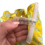 Zaful Floral V-Wire High Cut Bikini Yellow NWT Sz 4 Photo 4