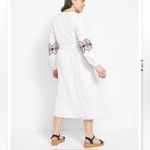 Lane Bryant  Boho White & Purple Embroidered Tassel Midi‎ Dress Sz 26 NEW Photo 1