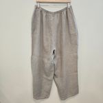 Flax  Linen Crop Pull on Pants Size 1X Lagenlook Boho pants Photo 5