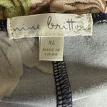 Nine Britton  Women's XL Blue Floral Abigail Brushed Knit Fitted Midi Dress Photo 7