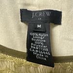 J. Crew Lace Overlay Blouse in Olive Moss Green Oversized Size M Medium Photo 2