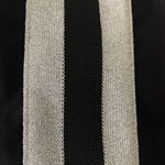 Ultracor  Level Lux Collegiate Glitter Sparkle Stripe Crop Top in Silver Size XS Photo 4