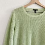 Eileen Fisher Organic Linen Tunic Sweater Asymmetrical Size L Photo 5