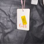 Gianni Bini GB NWT Black pLeather Mini Skirt Size S Photo 4