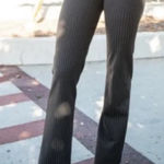 Betabrand Plaid Dress Pant Yoga Pant Straight Leg Size Medium Petite Photo 0