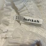 INDIKAH  feminine white mini dress Photo 4