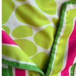 Gretchen Scott Gretchen Scot Designs Split Neck Tunic - Rock Out Pattern Size S Neon Pink Green Photo 11