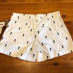 British Khaki White Seahorse Shorts Photo 1