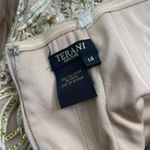 Terani Couture Pageant Gown Evening Dress Champhgne 1822GL7514 Size 14 Photo 15