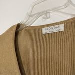 Full Circle Trends double tie front ribbed cardigan tan brown size medium Photo 1